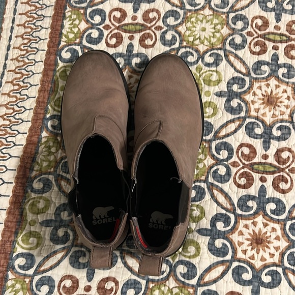 Sorel booties Emelie Chelsea Quarry and Black Waterproof - Picture 9 of 10